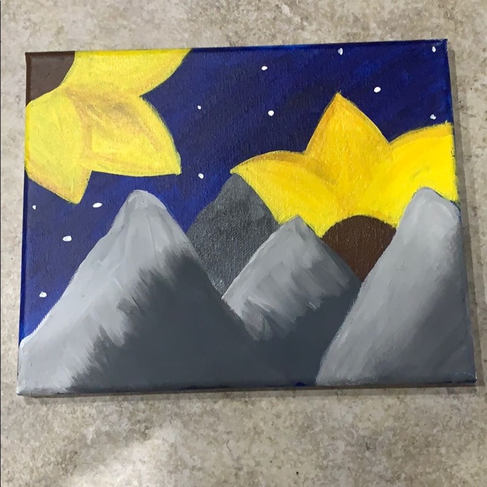 Painted wall art